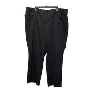 Lane Bryant Madison Pants Womens Size 26 Short Sexy Stretch Gray Trousers NEW